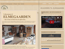 Tablet Screenshot of elmegaarden.dk